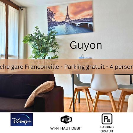 Guyon - Cosy Proche Gare Parking Facile - Balcon #Sirdest Apartman Franconville  Kültér fotó